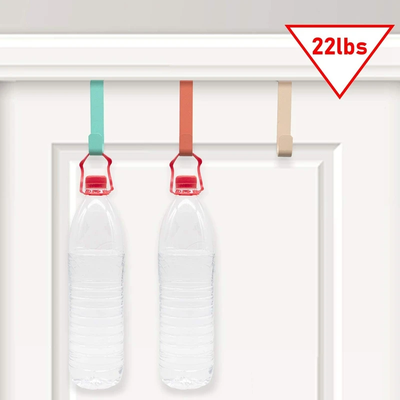 

3Pcs Hardware Metal over the Door Hooks Multifunction Decorative Simple for Hanging Office