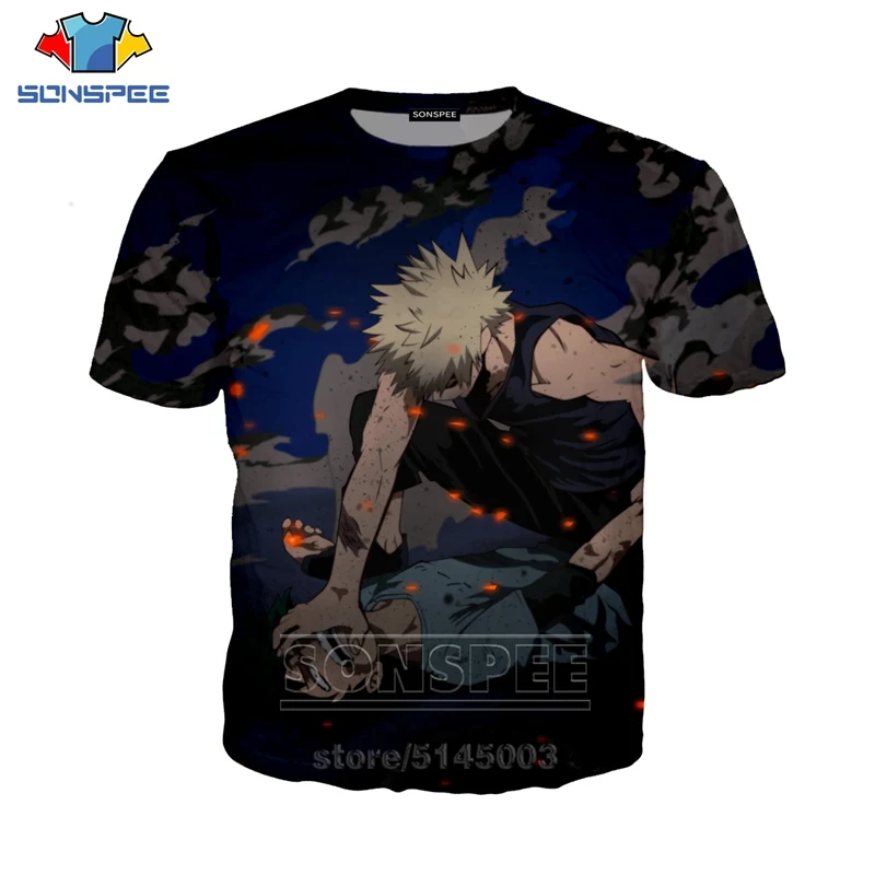 11 My Hero Academy футболка для мужчин женщин Аниме Толстовка 3D принт Bakugou кацуки все могли короткий рукав хип хоп Топ пуловер C001-04 - Цвет: 11