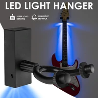 electric guitar hanger three led light wall mount hanger holder atmosphere display at 101 guitar tuner for rock music guitarist