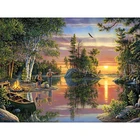 Алмазная 5d-картина с натуральным пейзажем, полноразмерная мозаика, картина для вышивки стразами