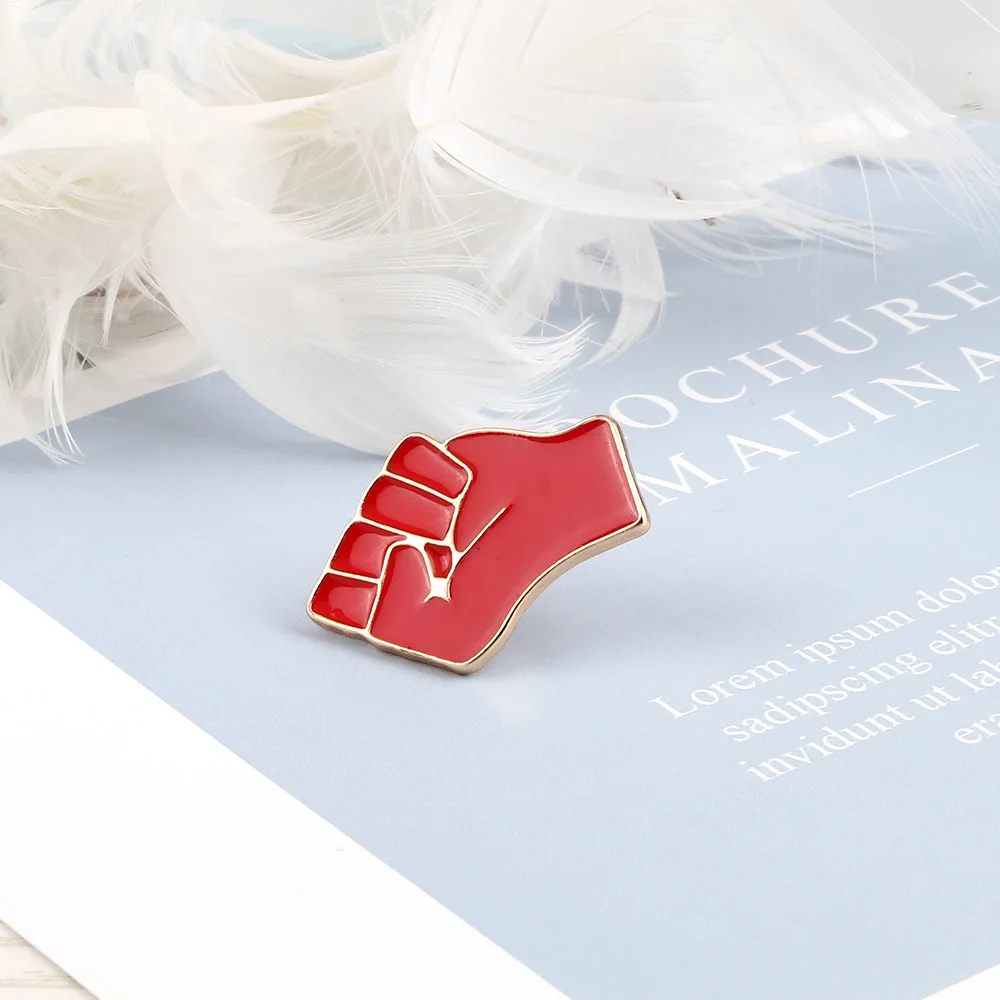 Серповидный молот эмалированный штифт высокое качество красный кулак