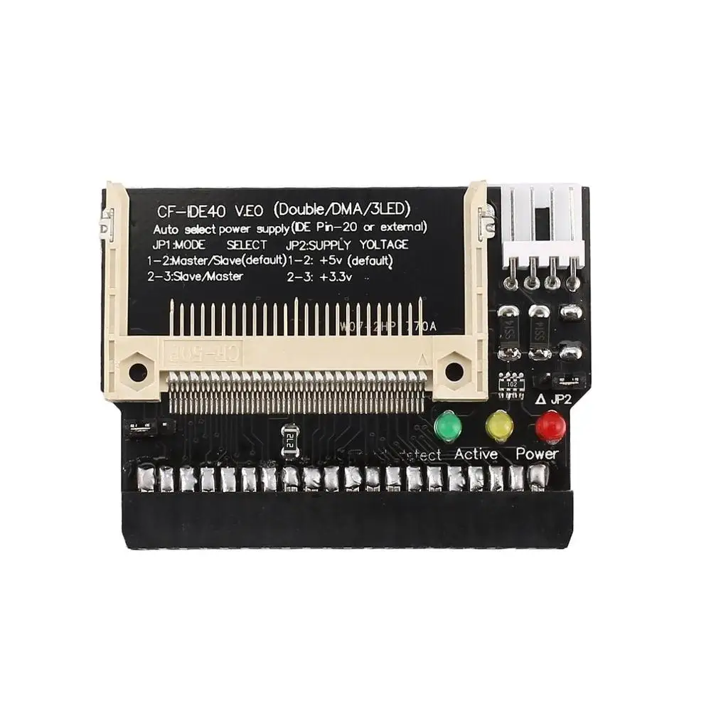 Compact Flash CF до 3 5 женский 40 контактный IDE загрузочный адаптер конвертер карты