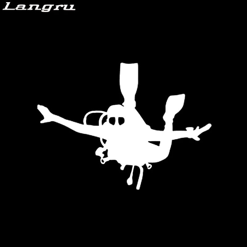 Langru 14 1*10 3 см интересный декор для морского дайвинга автомобильная виниловая