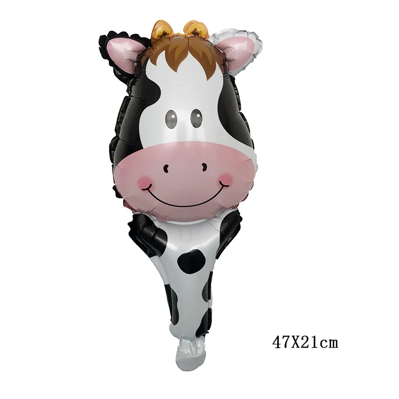 50 шт. мини-Тигр Лев корова животное ручной светильник Гелиевый шар фольга