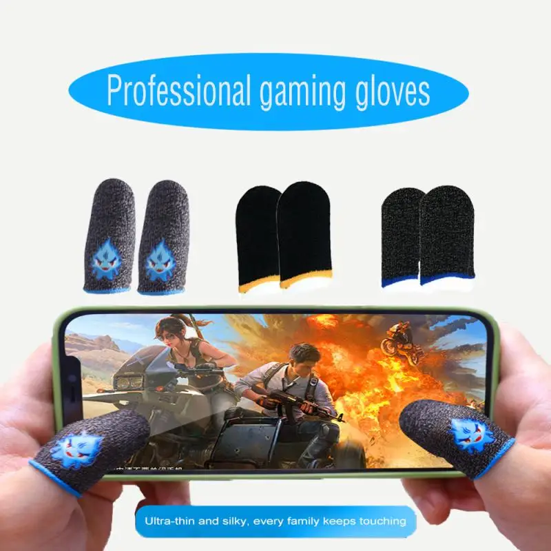 

10Pcs Game Finger Sleeve Breathable Fingertips For PUBG Mobile Games Touch Screen Finger Cots Cover Sensitive Mobile Touch