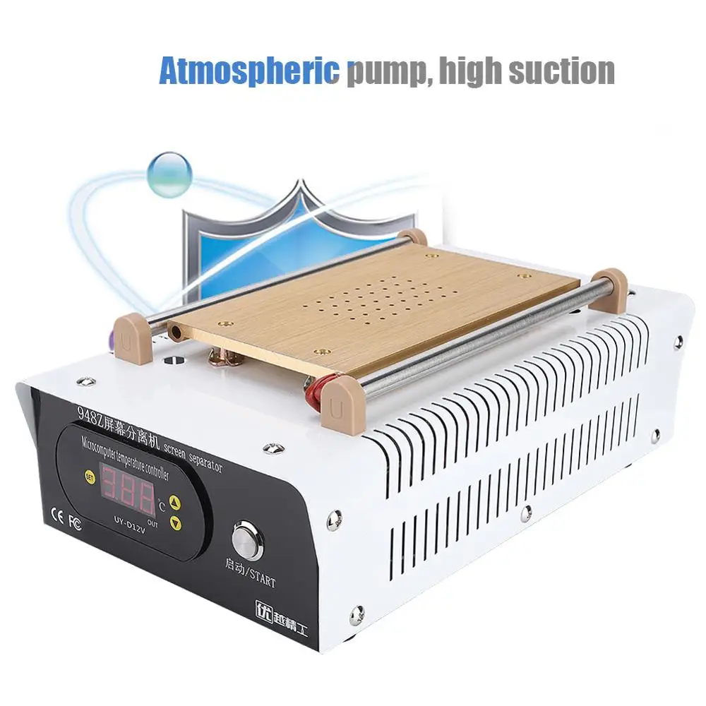 Аппарат для ремонта телефонов 8-дюймовый ЖК-экран встроенный насос вакуумный