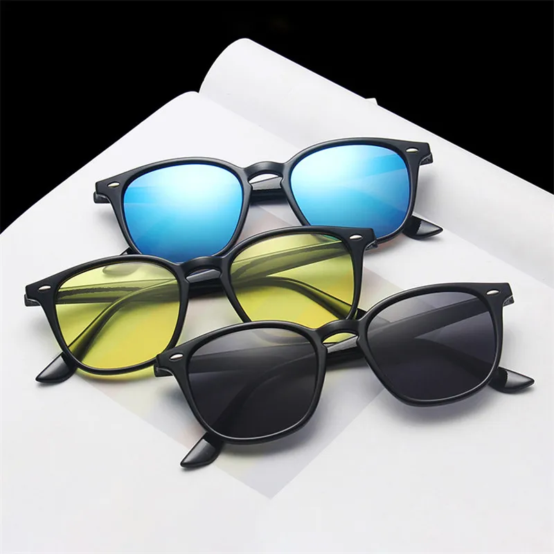 

Trendy Eyewear Male Female Sunglasses Men Plastic Lens Sun Glasses Ladies Eyepiece Women Shades Eyeglasses Oculos De Sol