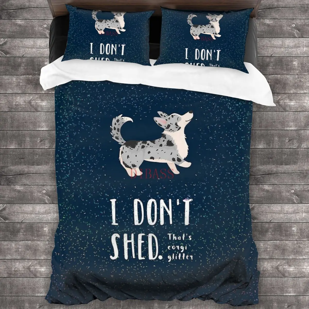 

Комплект постельного белья Corgi из 100% чистого хлопка с 2 наволочками и пододеяльником