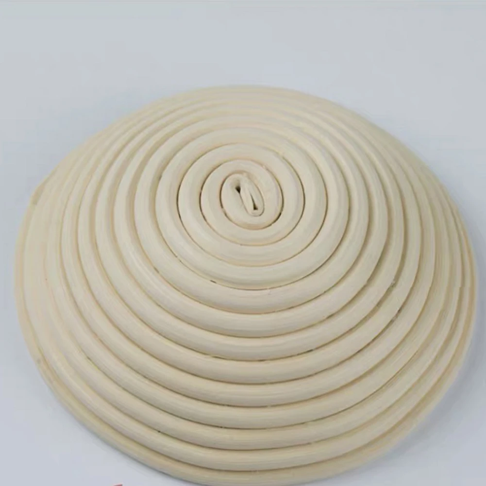 

Fermentation Rattan Woven Dough Basket with Cloth Cover Baking Bread baguette Proofing Proving Storage Baskets Outdoor Tableware