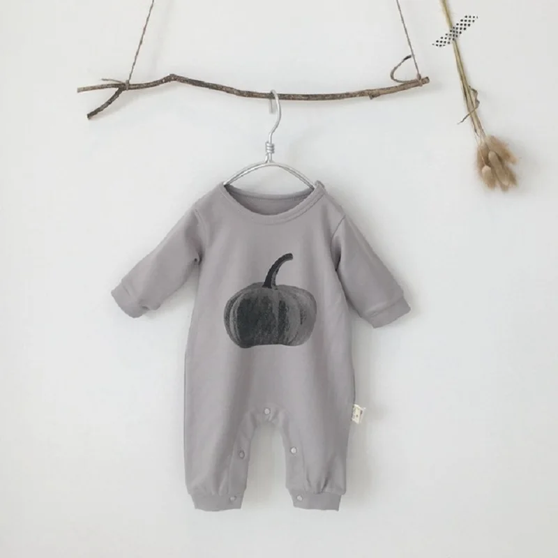 Коллекция 2019 года весенне-осенняя новая детская одежда комбинезон с рисунком