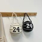 Винтажная женская сумка через плечо, сферические сумочки через плечо из искусственной кожи с цифровой печатью, с одной цепочкой и шариком для девушек