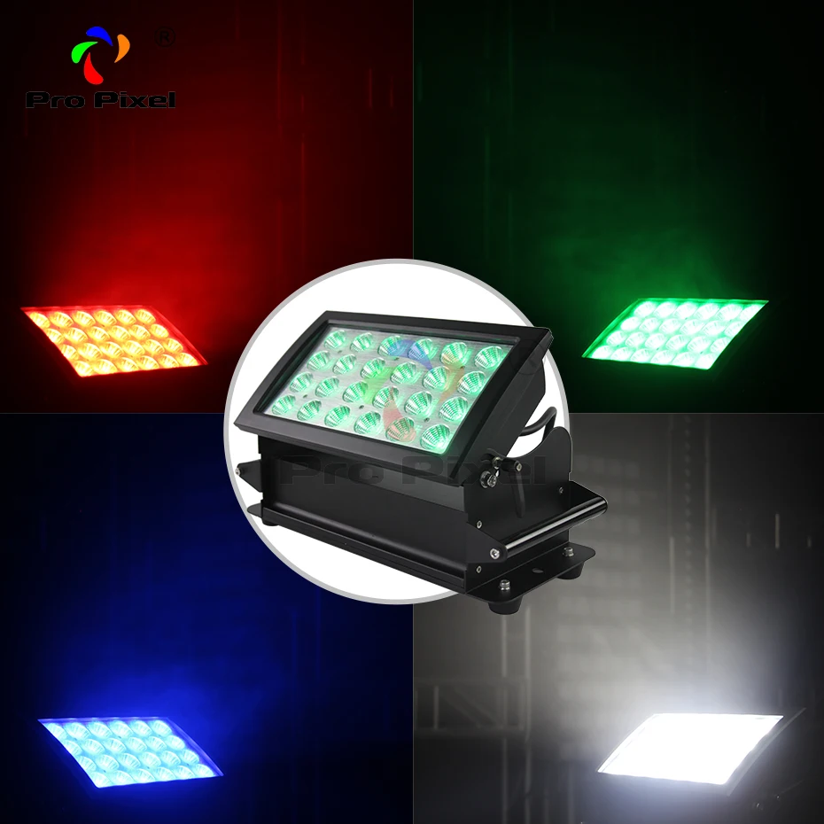 4 шт. водонепроницаемые чехсветодиодный для диджесветильник 24 х10 Вт | Лампы и