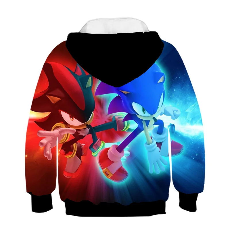 

2020 New Sonic Speed Bule 3D Printed Hoodie For Kids Children Long Sleeve Harajuku Sweatshirt Hip Hop Funny Boy Girls Clothing