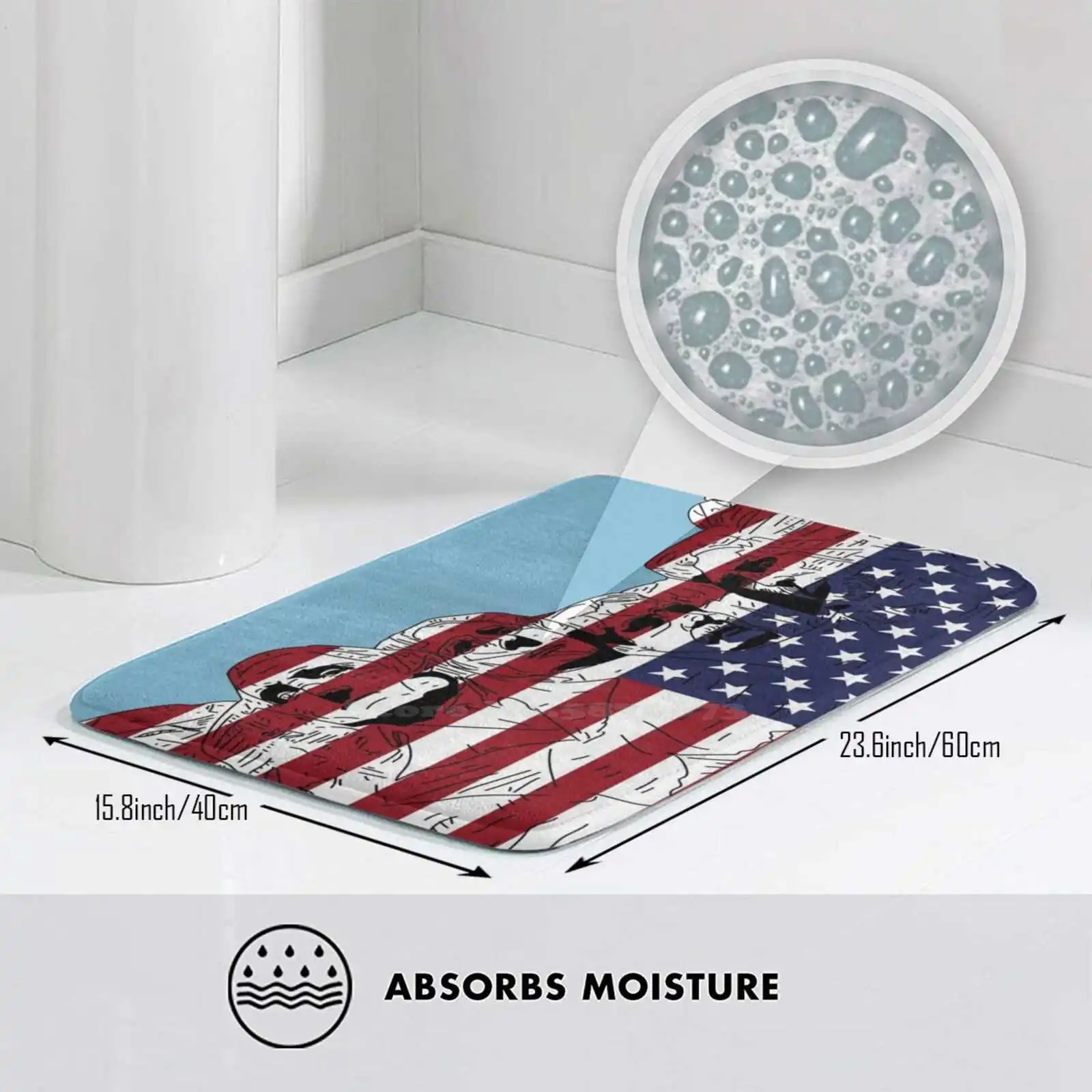 Mt Rushmore мягкий домашний Противоскользящий коврик для дома гор президент