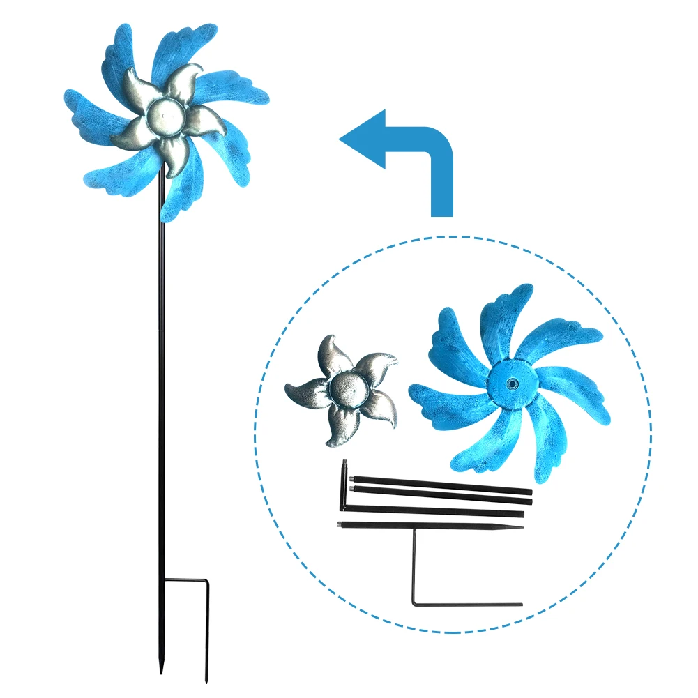 Декоративная кинетическая Подарочная стойка для газона двора вертикальный