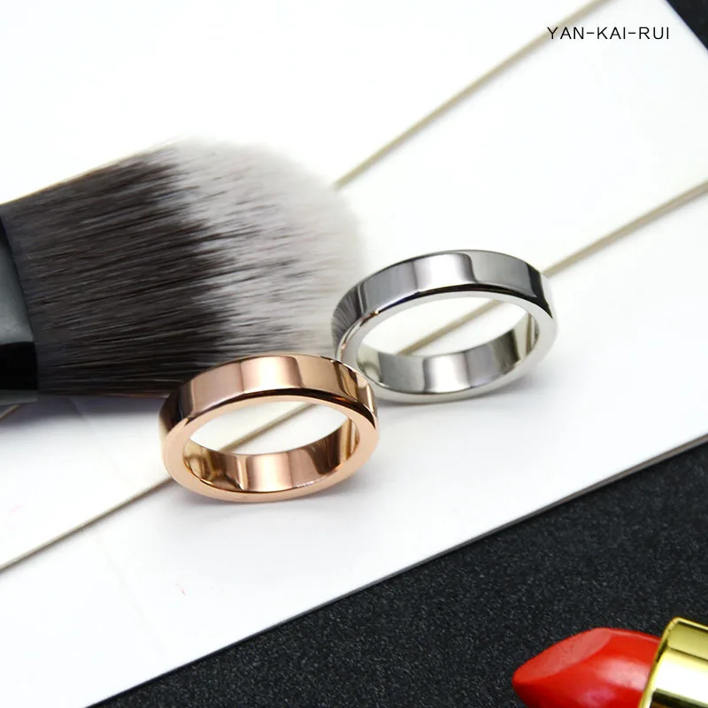 

Explosive style new trendy men's ring ring personality titanium steel Bendi index single tail ring ring men's