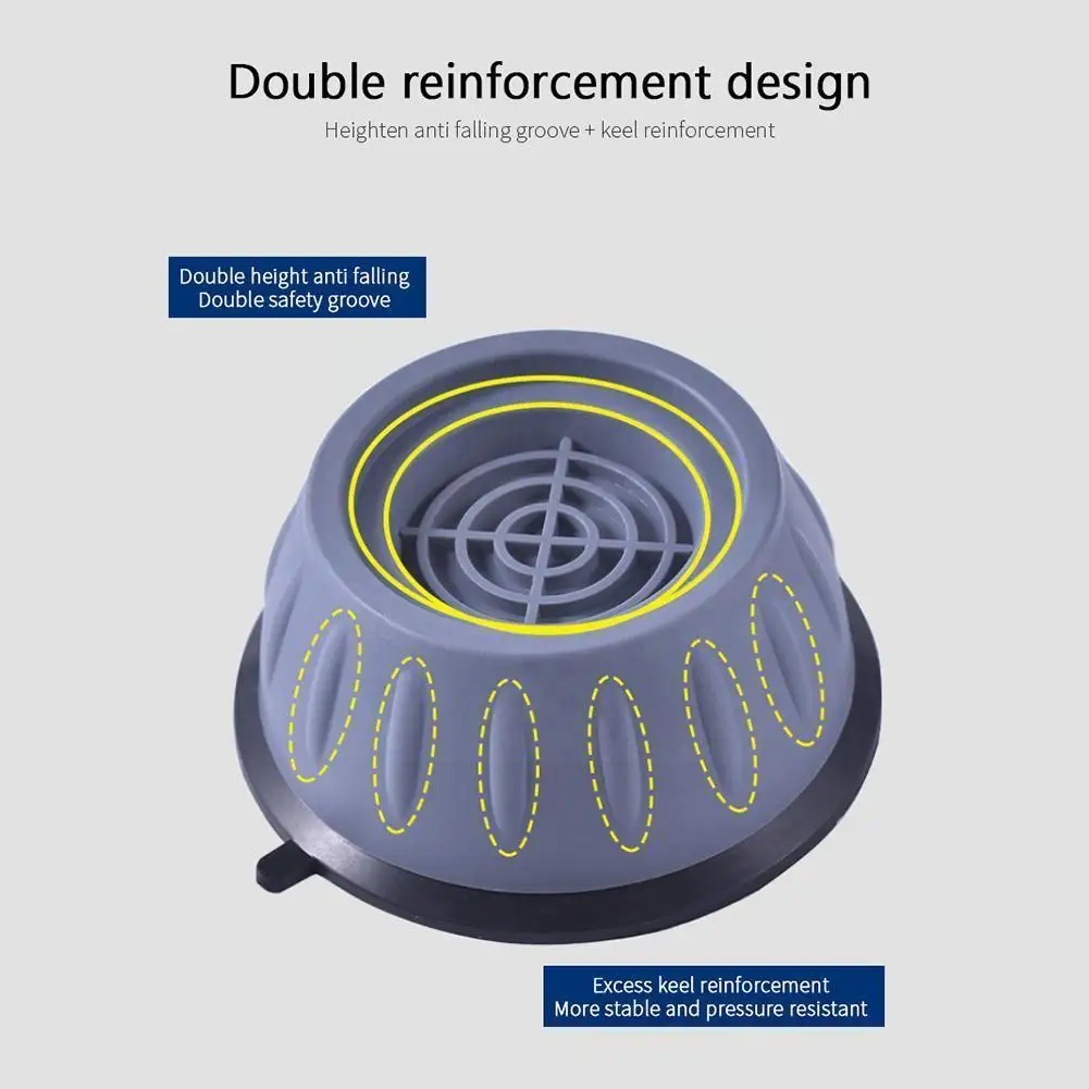 

Anti-Vibration Feet Pads Washing Machine Pads Stand Rubber Non-Slip Pad Leg Legs Non-Slip Base Fixed Refrige P9L9