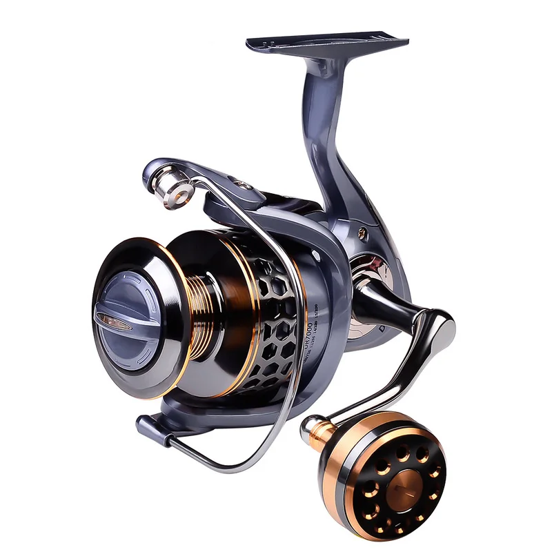 

New High Quality Max Drag 21KG Spool Fishing Reel Gear 5.2:1 Ratio High Speed Spinning Reel Casting Reel Carp For Saltwater