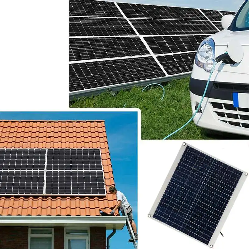 

150w Solar Panel With Controller 40A USB Waterproof Solar Cells Poly Solar Cells for RV Car Yacht Moblie Phone Battery Charger