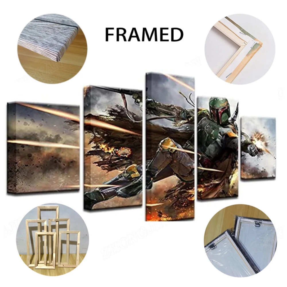 Декор современные HD печатные картины модульные 5 штук скрипка Музыкальные