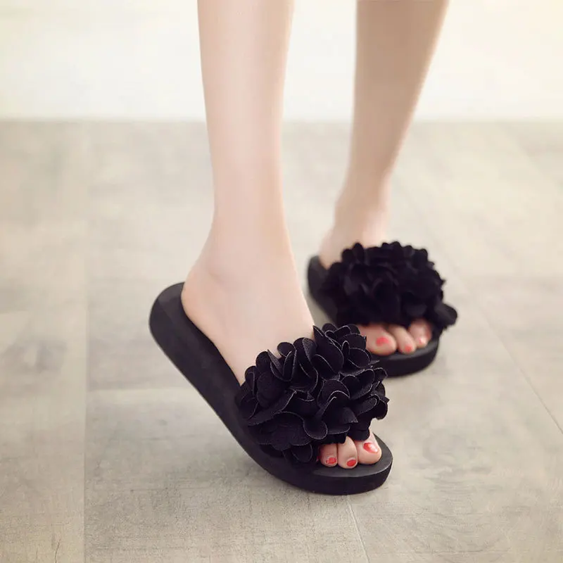 Сандалии для девочек летняя пляжная одежда цветочные сандалии Камелия крутые