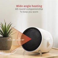 mini heater fan portable personal desktop tip over overheat protection ptc home office indoor use ceramic heating qn02