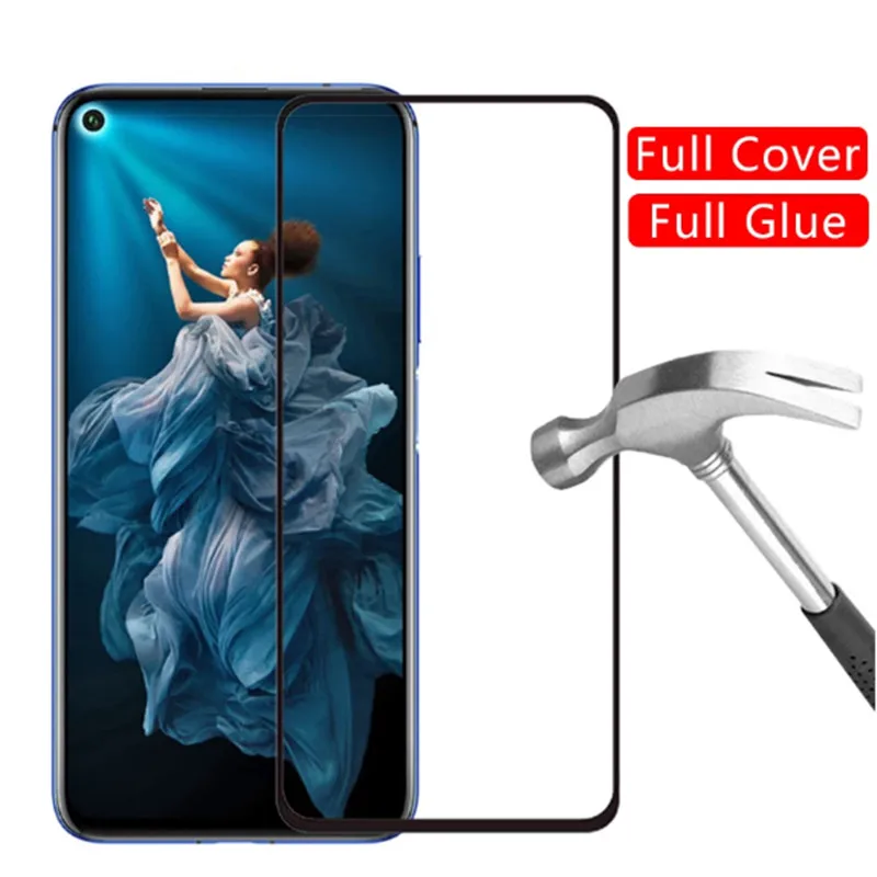 Закаленное стекло с полным покрытием для Honor 20s 20 20i 10lite 10 10i Защитная пленка экрана