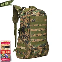600d camouflage outdoor backpack military 27l molle tactical rucksack men hiking camping climbing water resistant sport bags