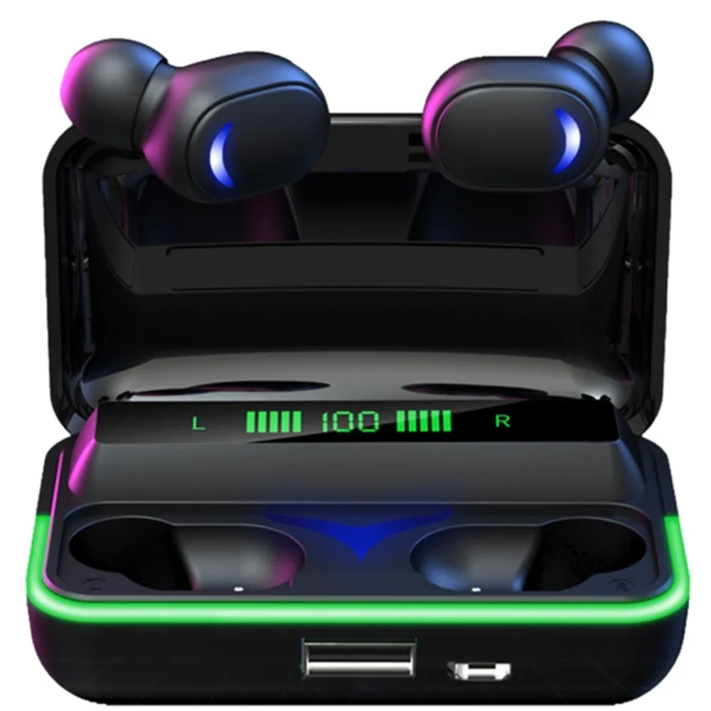 

Wireless headset and Bluetooth video game, waterproof sports headset and noise cancellation, stereo ,