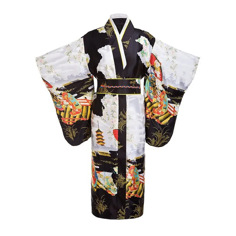 

hanbok modern Japanese Traditional Yukata Kimono Vintage Women Evening Dress Geisha Kimono Vintage Women Stage Show Costume