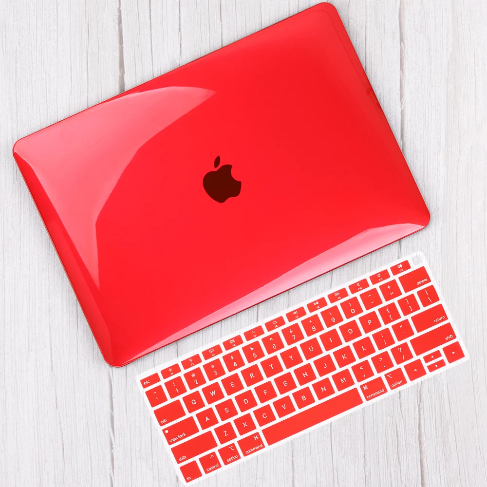 Прозрачный пластиковый твердый чехол для ноутбука MacBook Air 13 retina Pro 13 15 16 дюймов ноутбука крышка клавиатуры A1932 A2141 A2159