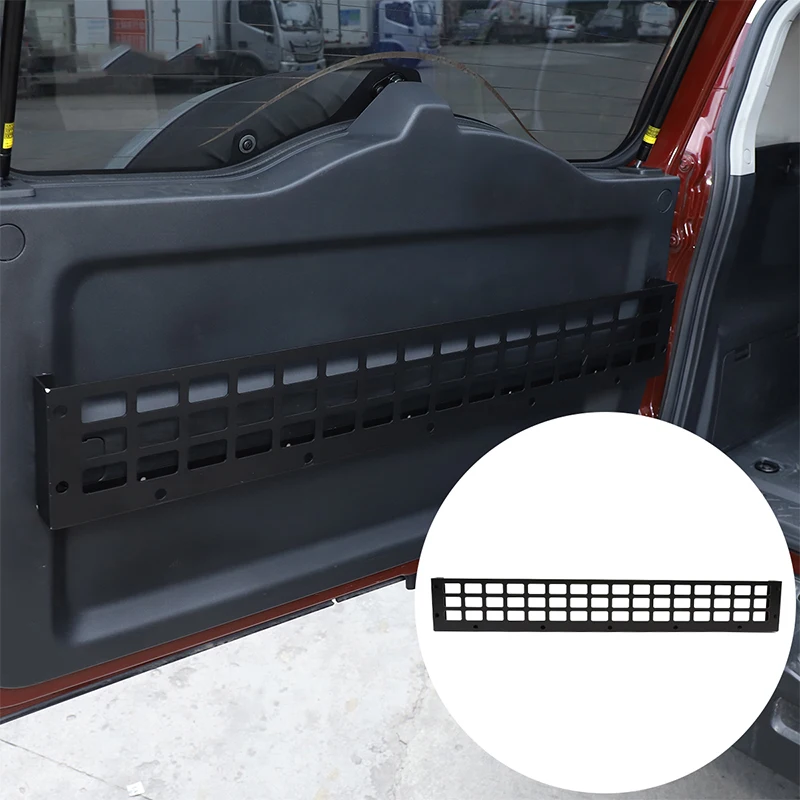 

For Toyota FJ Cruiser 2007-2021 Car Styling Car Rear Door Item Storage Box Aluminum Alloy Rear Door Hanging Bag Rack Accessories