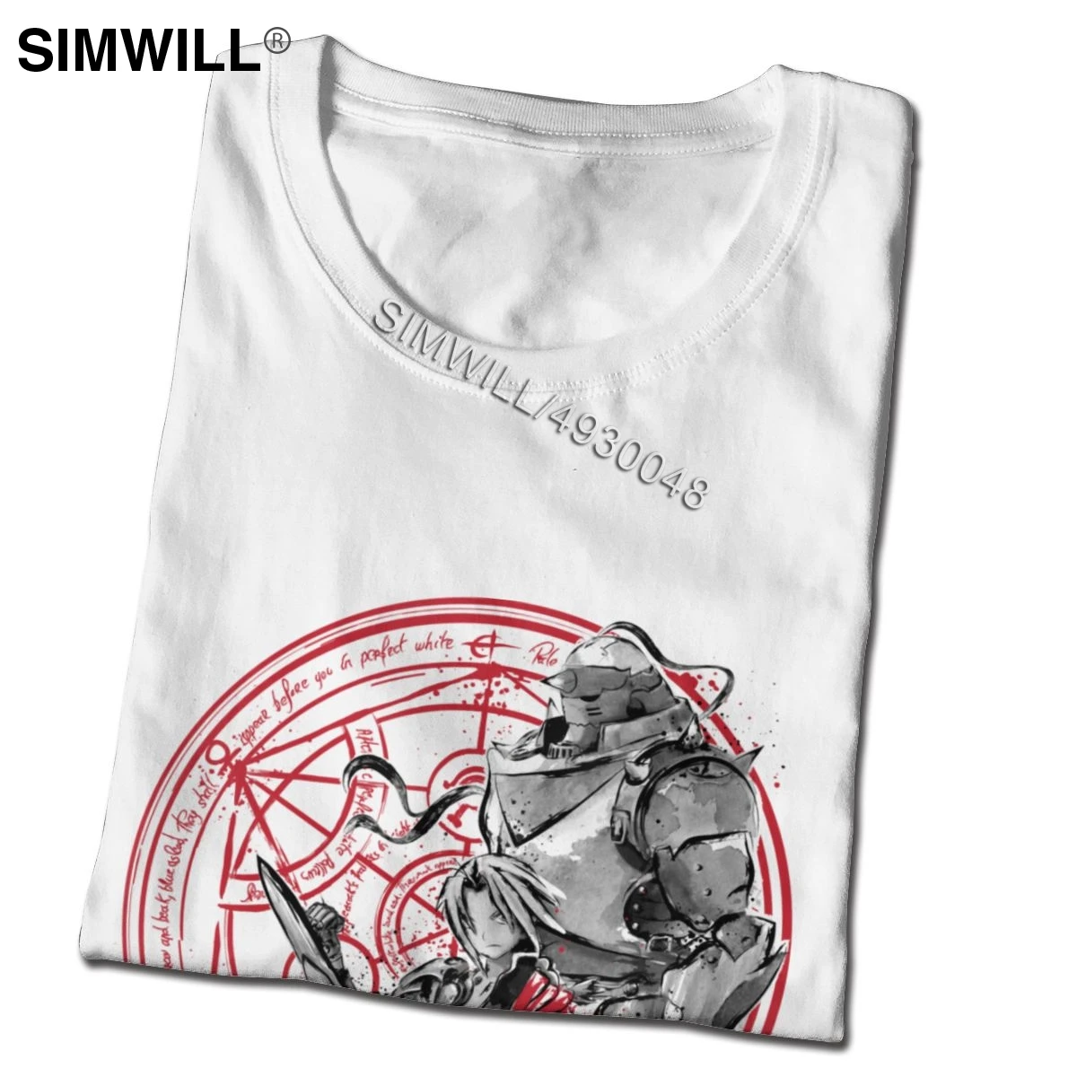 Крутая Мужская футболка полного металлического алхимика братство с коротким