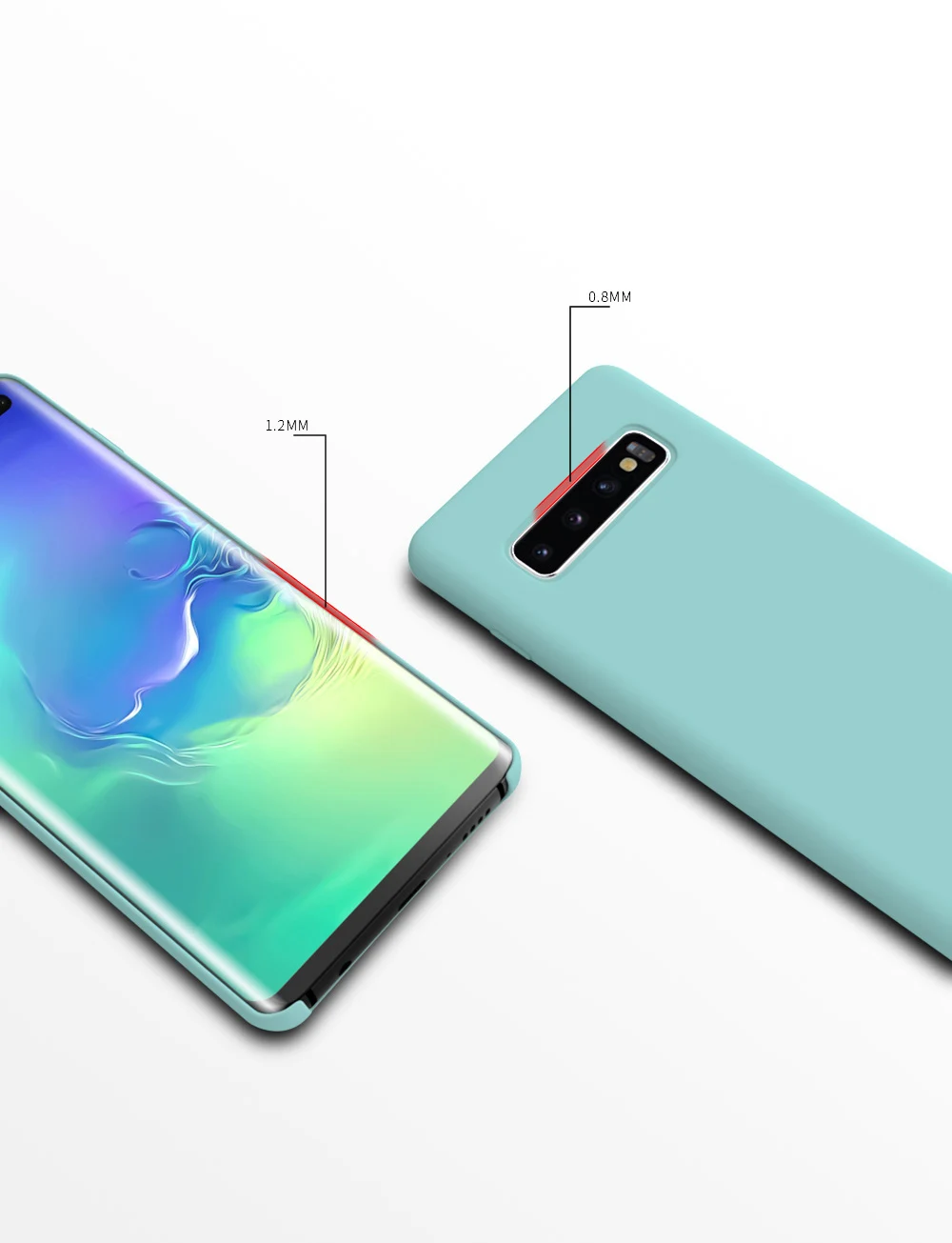 Чехол для samsung Galaxy S10 5G для samsung S8 S9 S10 Note 10 Plus 5G Note 8 9 10 S10 мягкий жидкий силиконовый чехол для телефона