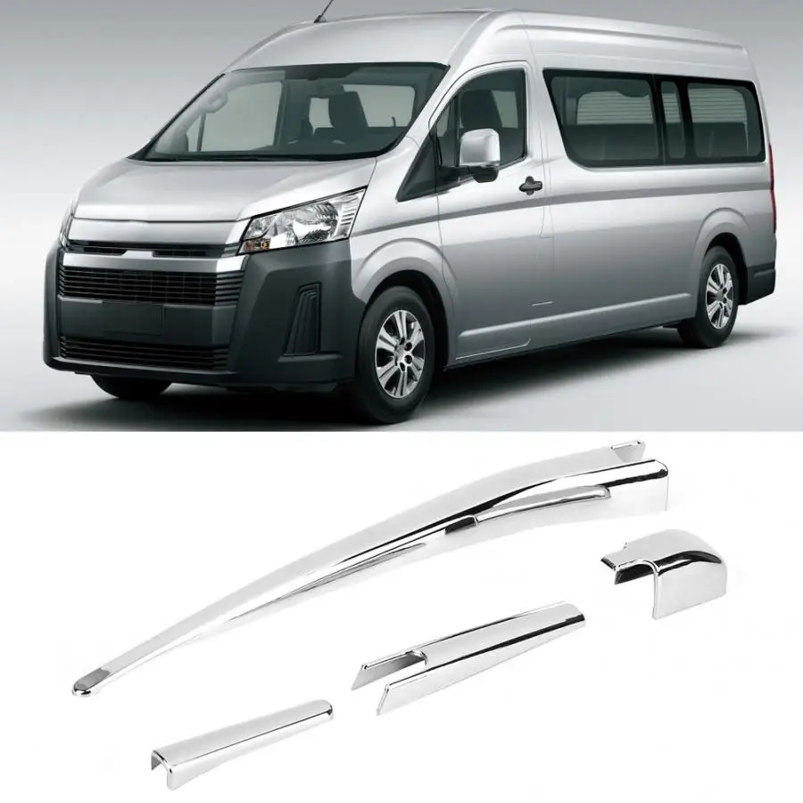 4 шт. задняя крышка стеклоочистителя для Toyota HiAce 2019|Хромирование| |