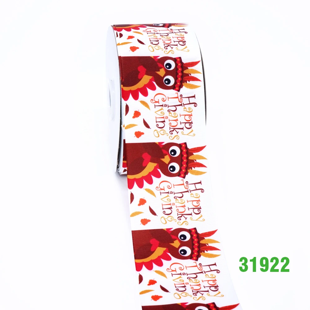 31922 50 ярдов мультфильм напечатанный grosgrain ленты 31921 - Цвет: 31922