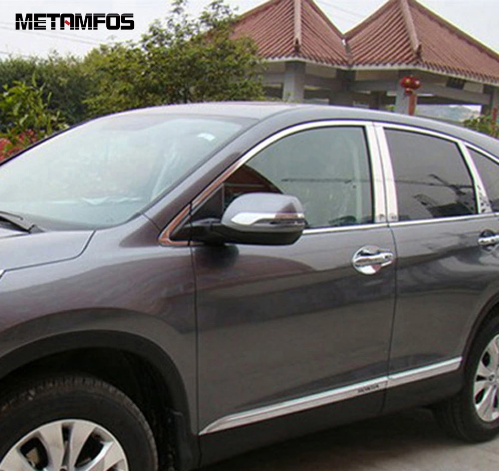 Для Honda CRV CR-V 2012-2018 2019 хромированная полоса для бокового зеркала заднего вида