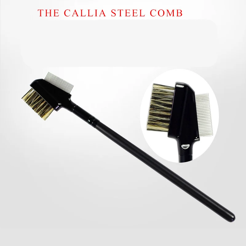 SAIANTTH расческа для ресниц бровей профессиональные стальные зубья двойной