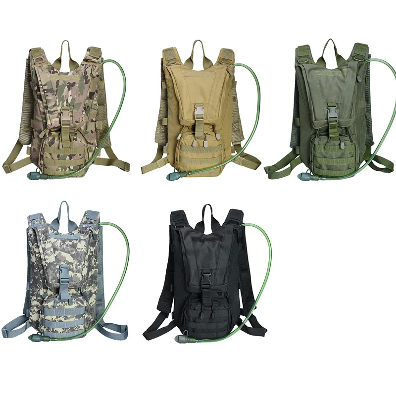 15L Hiking Backpack Military Tactical Camouflage Daypack With 2.5L Water Bladder Outdoor Climbing Bags Rucksack Hunting Cycling | Спорт и