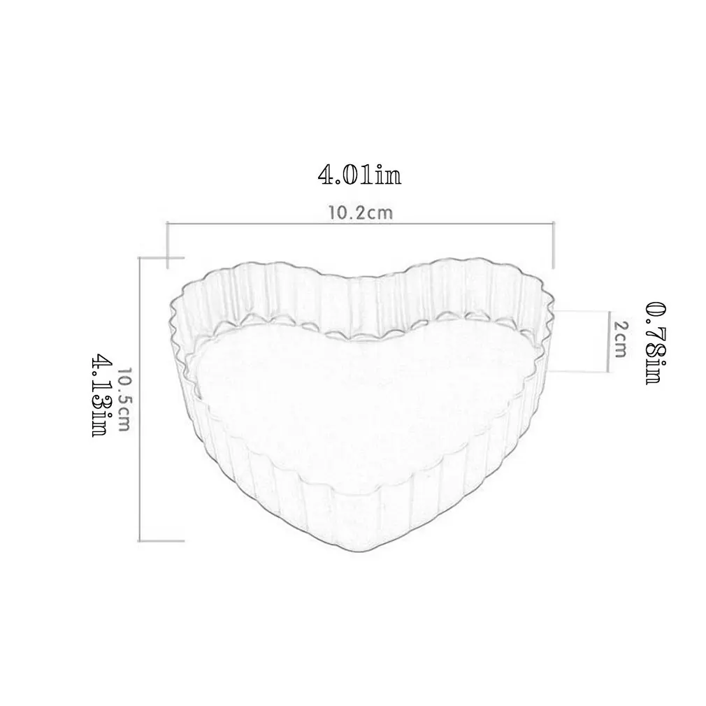 

New 4-inch Heart-shaped Lace Non Stick Baking Tray Lightweight Cake Baking Tray DIY Homemade Supplies Cake Supplies Kitchen Tool