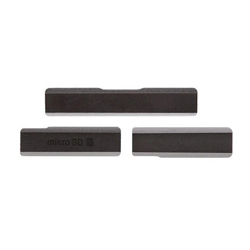 Replacement Part For Sony Xperia Z1 / L39h C6903 SIM Card Cap + USB Data Charging Port Cover Micro SD Accessories | Мобильные