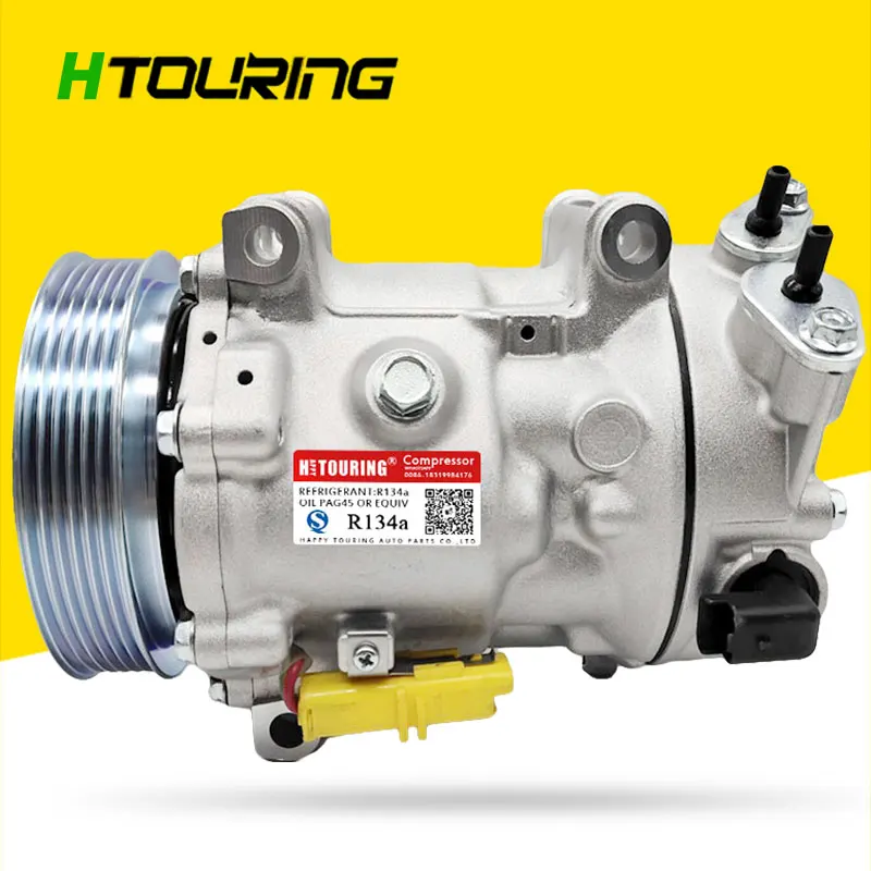 Компрессор переменного тока для Peugeot 307 308 807 607 406 Citroen C4 fiat Lancia 1331S 1321F 1390E 1321 1309F