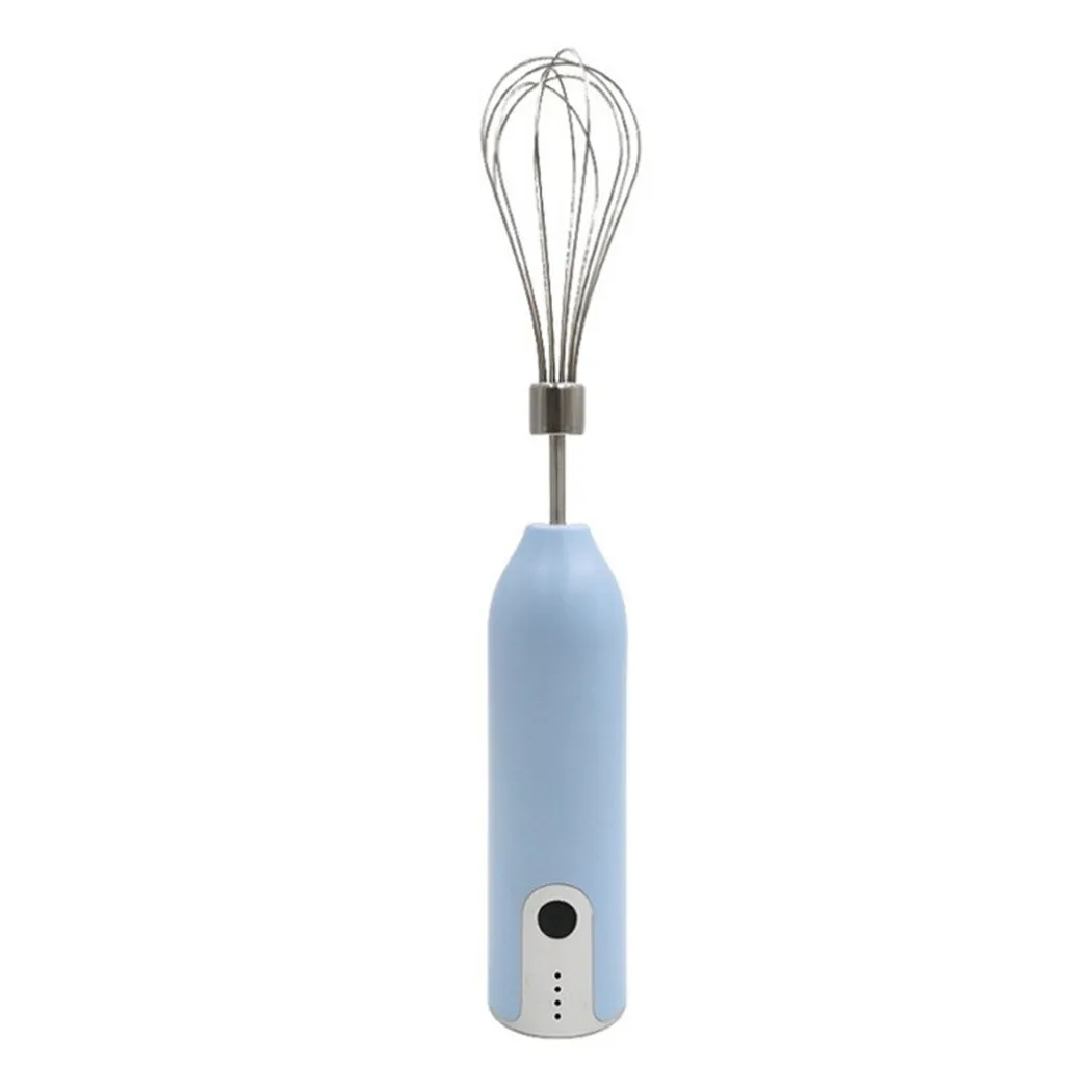 

1*Electric Milk Frother 2*Frothing Whisk Heads 1*USB Steel Egg Beater Stainless Steel + ABS Whisk Mixer Household Whisk