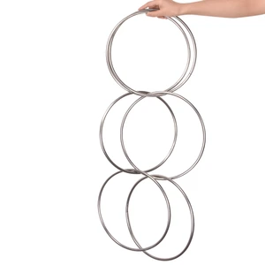 Китайские связующие кольца, 6 комплектов (магнитный замок, диаметр 30 см), волшебные трюки, сценические искусственные кольца, аксессуары