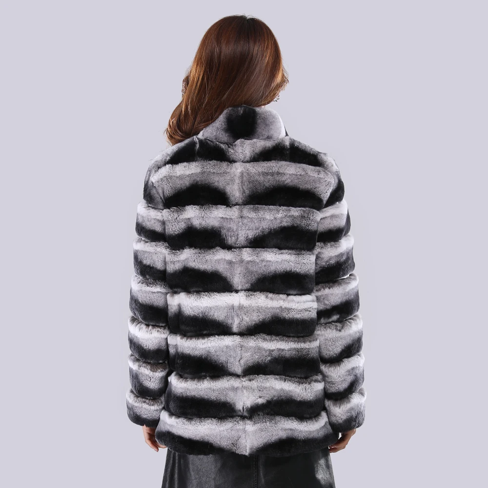 2020 Новый осень-зима Женские Настоящий мех кролика пальто леди теплая мягкая