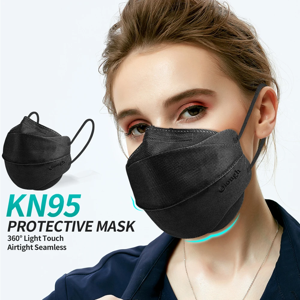 Elough 4D ffp2 CE маска fpp2 одобренная kn95 маски кариллы цветные сертифицированные Kn95