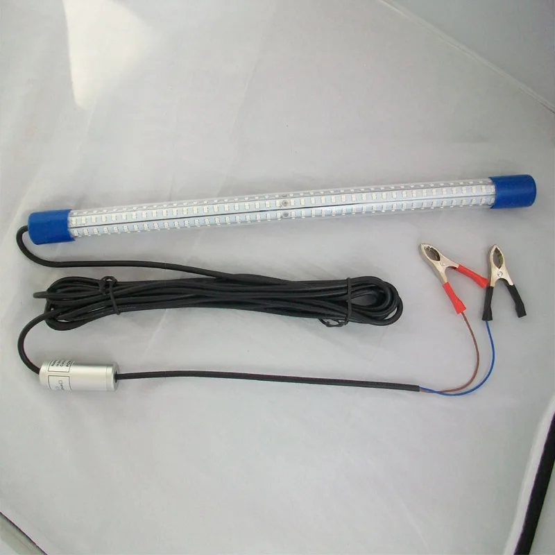 12 В Зеленый Белый 30 Вт подводный светодиодный светильник для рыбалки погружная