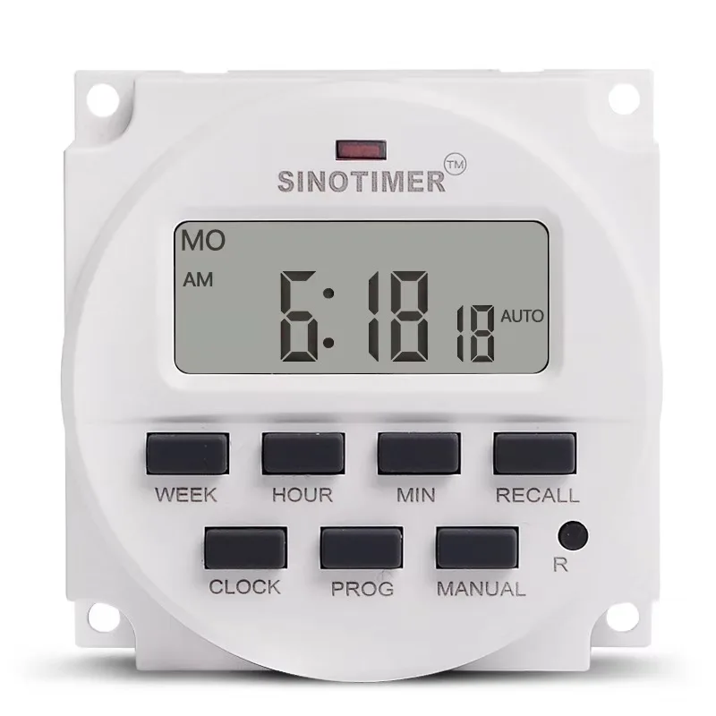 TM618N/12V DC 24VDC 110V AC 220VAC Digital Timer Switch Control Time relay | Обустройство дома