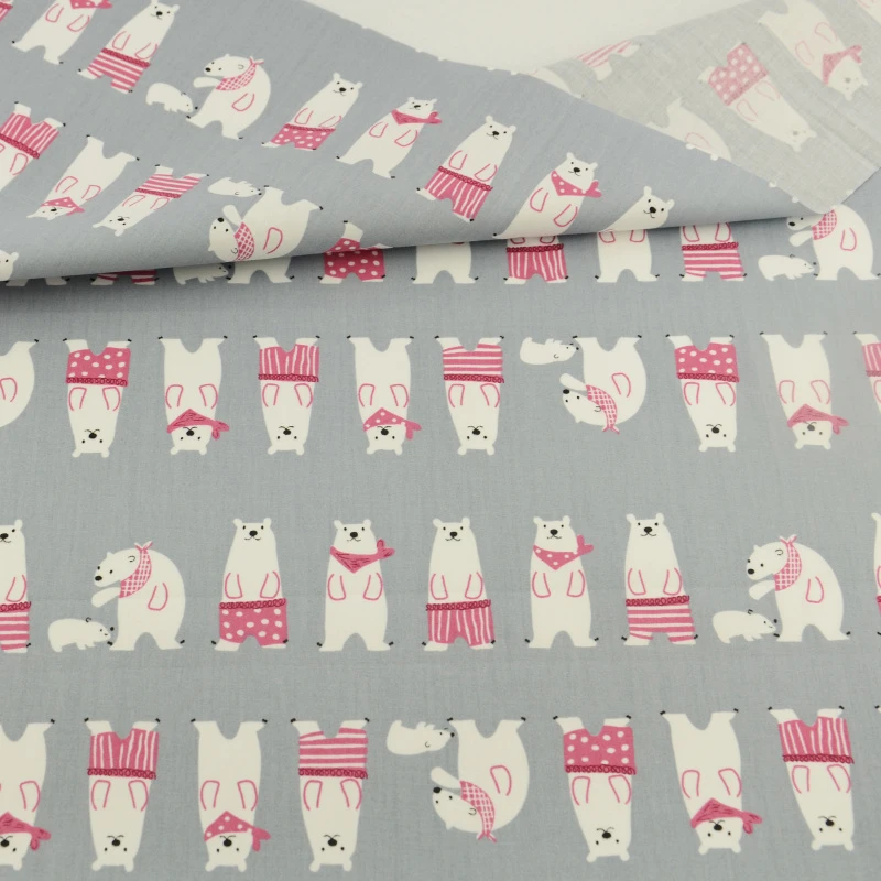 100x100cm Teramila Telas Por Metro мультфильм животных дизайн 100x100 см/шт. хлопок ткань для рукоделия, печворка Детская Ткань Ремесло тканевое платье - Цвет: 100x100cm