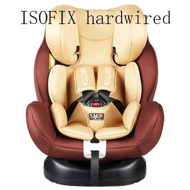 ISOFIX hardwired Детское безопасное сиденье для автомобиля с откидывающимся сидением для детей от 0 до 12 лет ISOFIX+ защелка - Цвет: ISOFIX hardwired
